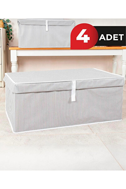 roselya Mega Boy Kapaklı Hurç Organizer Kutu 60x40x30 – Dolap İçi Düzenleyici