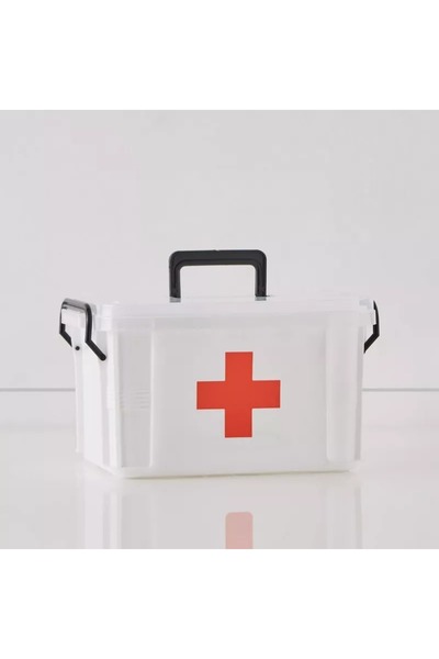 Home Box Medicine Box with Multiple Compartments