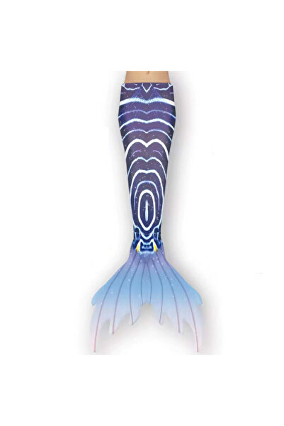 THK Costum de baie Ariel cu coadă de sirenă, bleumarin - THK® - 110 cm - 3-4 ani
