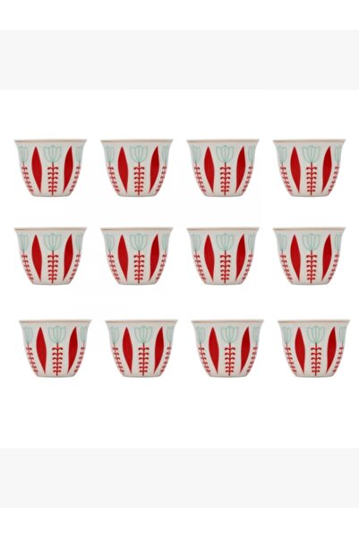 rexa طقم أكواب البادية - حجم كبير - 12 قطعة - 6 × 7.5 سم - 2SS4-511