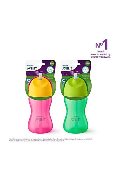 Philips Avent Straw Cup 10Oz Single Mixed Bo