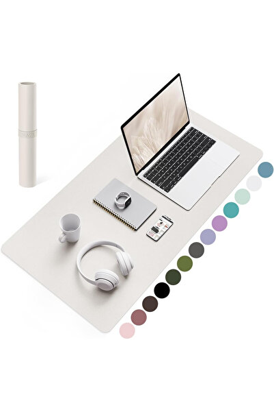 OEM Covoraș pentru mouse 80x40 cm gri, din piele artificială, impermeabil, moale