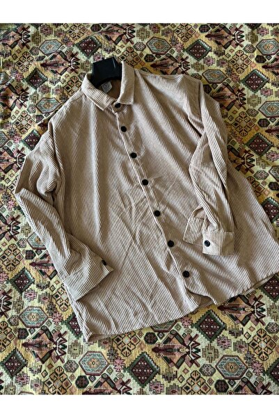 Q45collection Velvet Oversize Men's Shirt