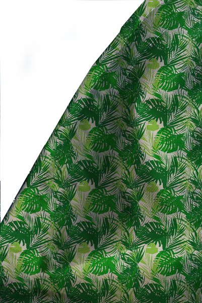 sizenelazım Waterproof Patterned Oxford Balcony Curtain Sunshade and Raincoat with Color and 200 cm Length Size Options