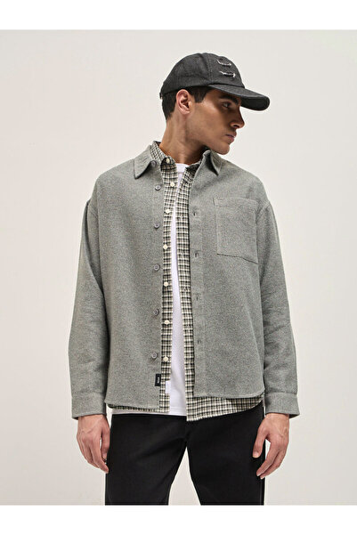 The Bear House Men's Regular Fit Cotton Shirt Long Sleeves Casual & Formal Soft Fabric