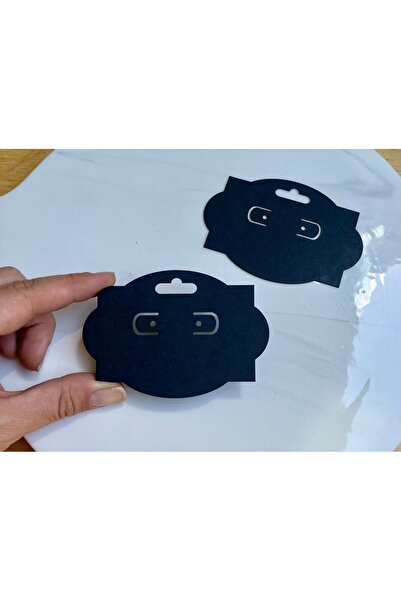 Volala Earring Card Black Color 10 Pcs