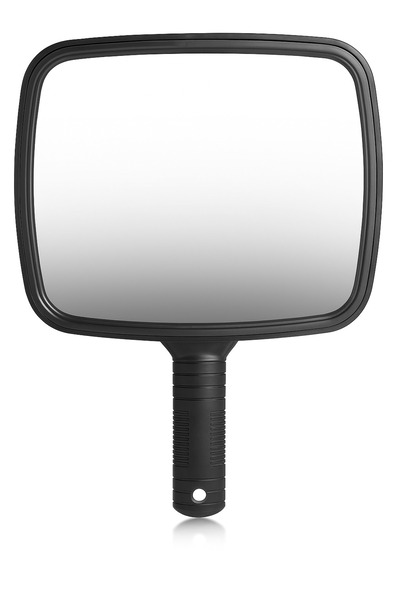 AYPOW Hand Held Mirror, Hairdressing Shaving Make Up Hand Mirror With a Larger View, Plain Mirror Fo