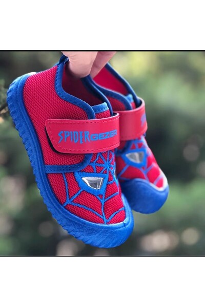 Pandalina Children's Panduf Nursery Home School Shoes Soft Non-Slip Sole Velcro Nursery Shoes