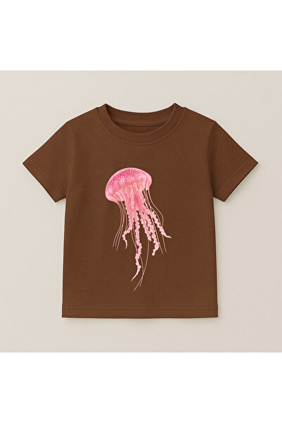 SVART WEAR Μπλουζάκι Jellyfish Crew Neck 100% βαμβακερό με στάμπα και κοντό μ...