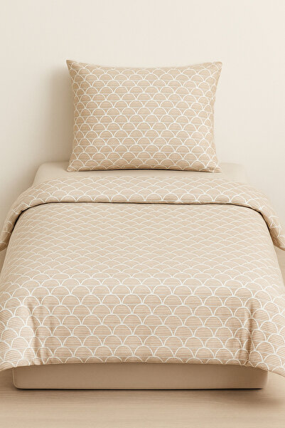 BH BABY HOME 100% Cotton Single Duvet Cover Set – 160X220 cm – Modern Pattern (Blue / Pink / Cappuccino / Gray)