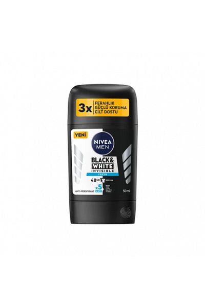 NIVEA Black & White Invisible Fresh Deodorant Stick (50 ml)