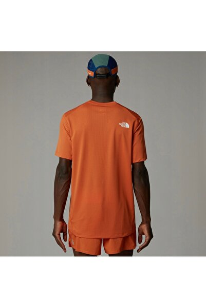 THE NORTH FACE M Lightbright S/S Tee Men's T-Shirt Orange