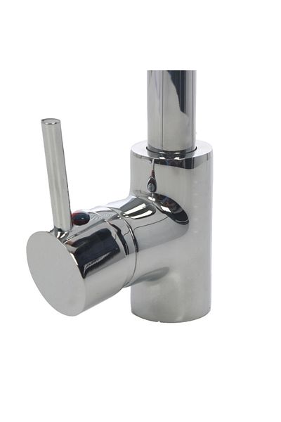 OEM Kitchen faucet, Polo ZS61811, stand, single lever, brass, chrome finish