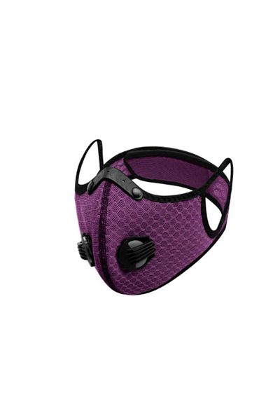 THK Valva Sport Mask, with Carbon Filter, Purple
