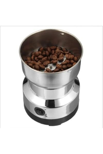 Generic Electric Coffee Grinder, 304 Stainless Steel 4-Blade Spice & Nut Grinder, High-Speed Multipurpose Gr