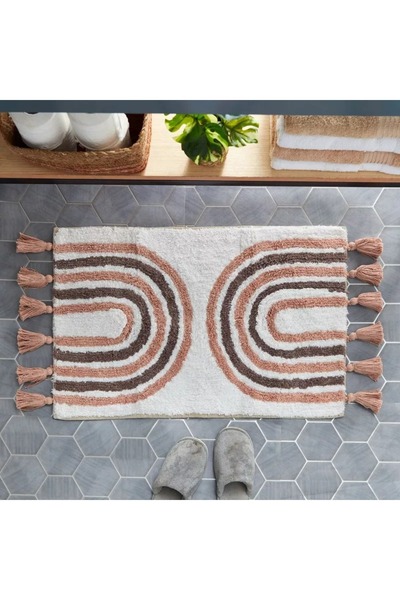 Home Box Milton Rustic Cotton Bath Mat - 50x80 cm