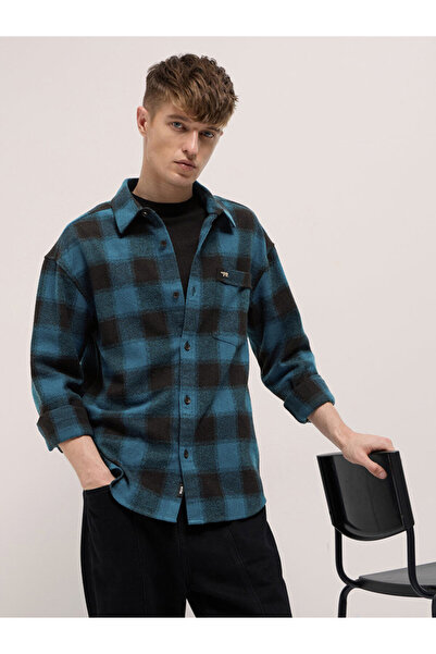 The Bear House Men's Regular Fit Cotton Shirt Long Sleeves Casual & Formal Soft Fabric