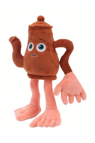 ABYZ Plush toy Kettle Sahur Brain Rot Size 41cm, Color Brown/Beige