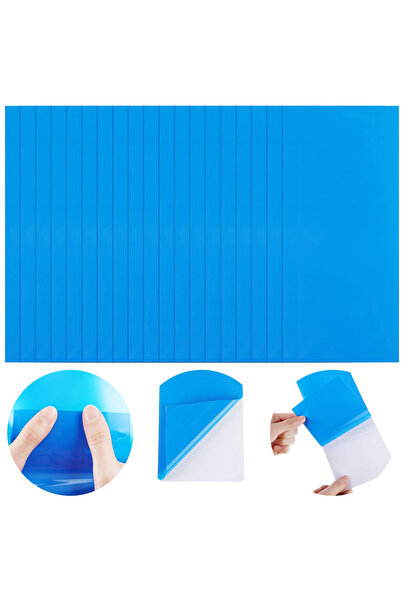 OEM Petice autoadezive pentru repararea piscinei, PVC, dreptunghi albastru, 20 bucăți