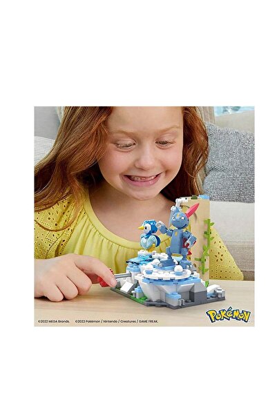 Pokemon Hkt20 Mega™ Pokémon™ Piplup Ve Sneasel Kış Macerası Seti 183 Parça 7 Yaş
