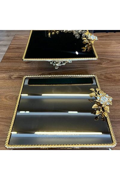 Eslim 9 Pieces Glass Metal Presentation