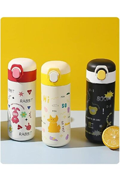 Cocobee Steel Water Bottle for Kids Bottle Double Walled Vacuum Insulated Bottle Flask for School Blue 480ML