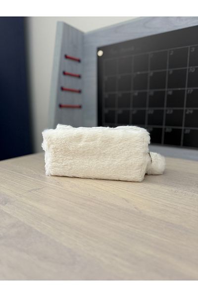 Çanta Trend Plush Pen Holder with Cat Pattern