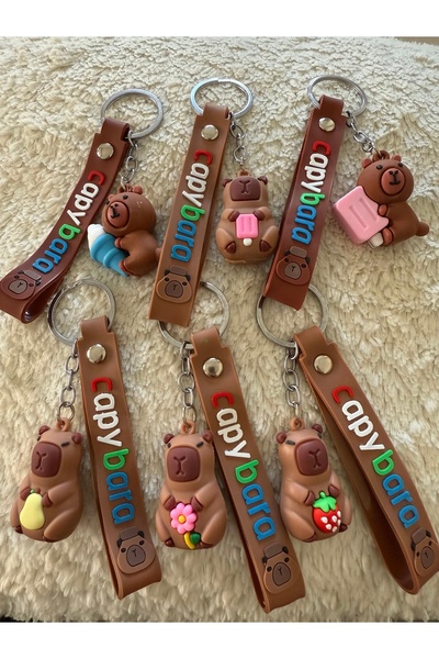 ANGELSS JEWELLERY Breloc Capibara, ornament pentru chei, livrare aleatorie (B...