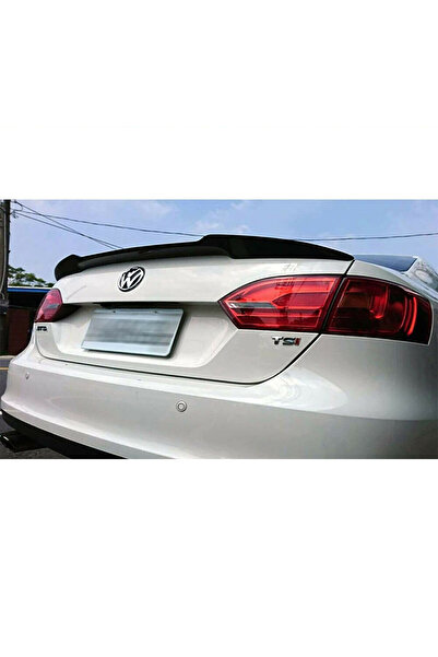 HasAkman Vw Jetta Mk6 M4 Bagaj Üstü İthal Spoiler Parlak Siyah Plastik Spoyler 2012-2018