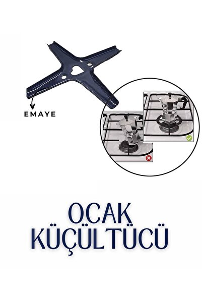 Transformacion Italyan Moka Pot - 6061 Saf Alüminyum Ahşap Saplı - 6 kişilik MAVİ 722065