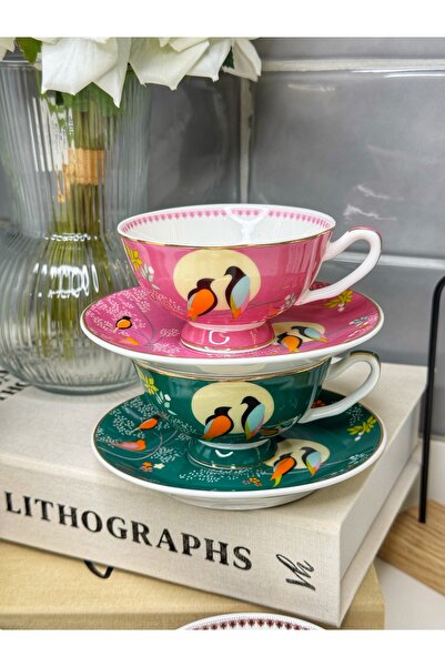 dunyazuccaciye Blanc 6 Kişilik Duble Türk Kahvesi Fincanı