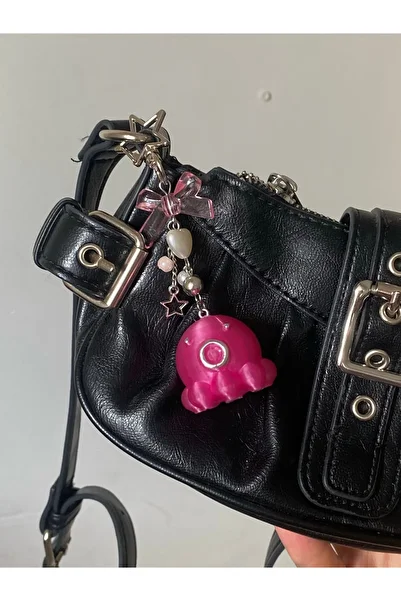 bettymettys Pink Big Jellyfish Jellyfish Octopus Fairycore Coquette Keychain Bag Charm