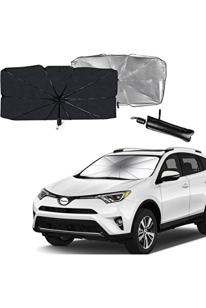 Generic NEW Car Windshield Sun Shade (80 x 140 cm) UV Rays and Heat Sun Visor Protector Foldable Reflector W