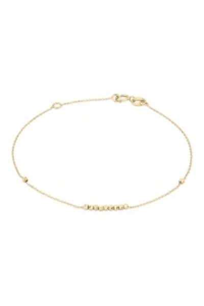 Sandra Ferretti 18K Yellow Gold Bracelet with Diamond Beads