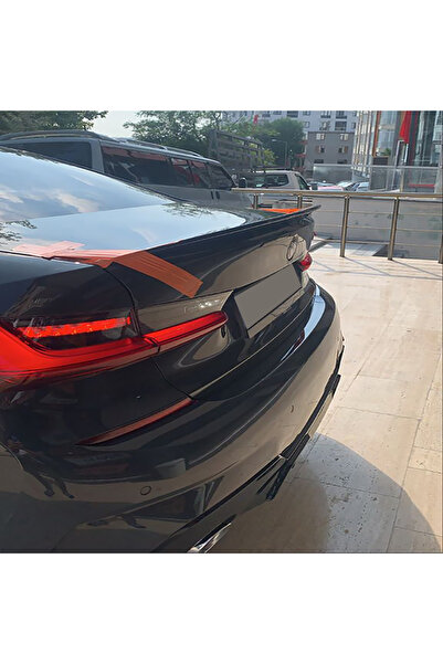 HasAkman Bmw G20 Bagaj Üstü İthal Spoiler Parlak Siyah Plastik Spoyler 2019-2022