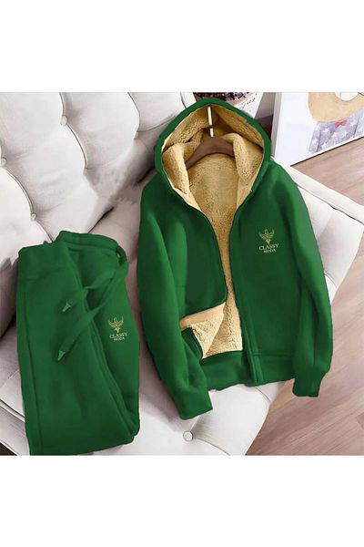 bellanova 🖤   Tracksuit Set – 2-Piece Combination Bottom-Top Compatible |   Embroidery Detailed |   Hooded 3 Thread Raster
