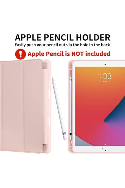 SIGLOO Husa premium Samsung Galaxy Tab S6 Lite 10.4'', piele sintetica, suport Pen, anti-soc, Pink