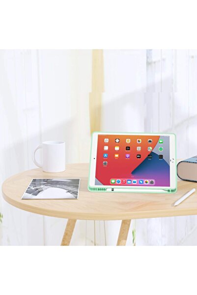 SIGLOO Premium case for iPad Pro 12.9 (2018-2022), Smart Pen support, PU interior, polycarbonate back, Green