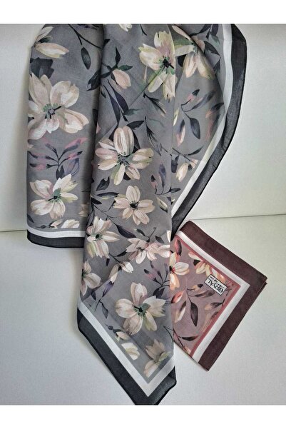 Guzeka وشاح زهري (خياطة إيطالية) - أسود-نعناعي