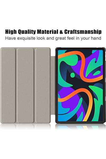 SIGLOO Husa Slim Smart Cover Trifold pentru Lenovo Tab M11 2024 11 inci blue marin