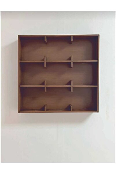 ARVIKA CAFFESKÅP MUTFAK DOLABI FİNCAN RAFI VE KAHVE RAFI 42cmx40cmx10cm ceviz...