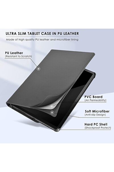 SIGLOO Premium 360 Rotating Case for Lenovo Tab K10 M10 Plus 10.3 inches Pink Eco-leather