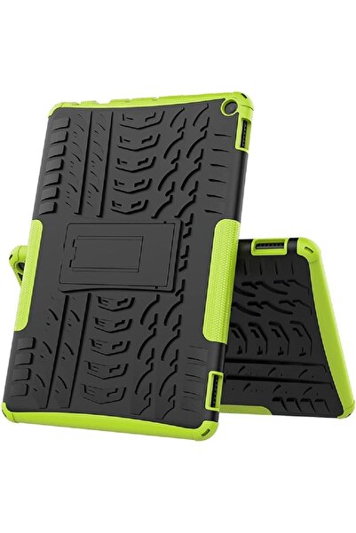 SIGLOO Husa Heavy Duty Rugged Armor pentru Samsung Galaxy Tab A7 10.4 inci black and green