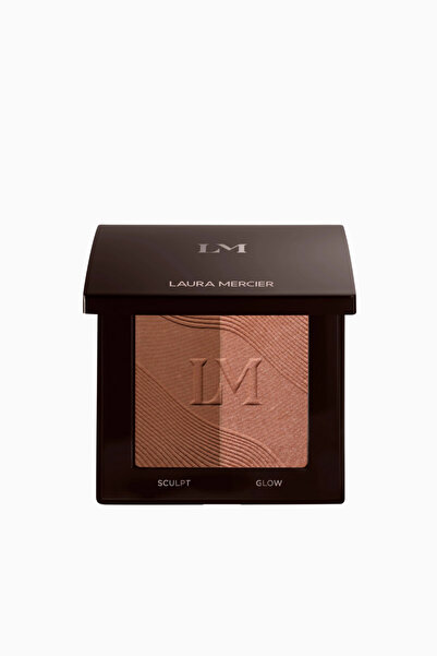 Laura Mercier Bronz Lüks Aydınlatıcı & Allık,12 Saat Kalıcılık, Yumuşak Işıltı