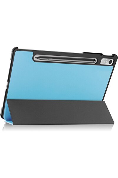 SIGLOO Husa Slim Smart Cover Trifold pentru Lenovo Tab P11 Pro 11.2 inci Blue Laguna