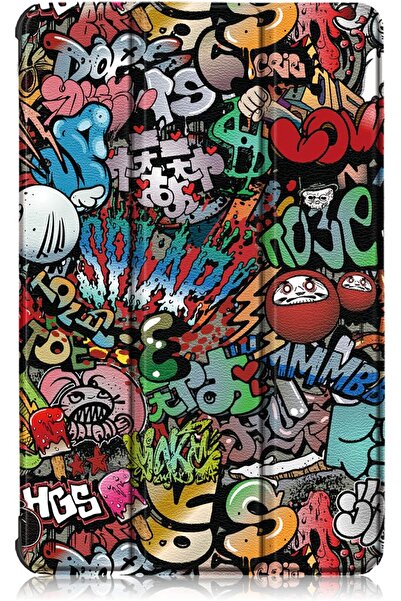 SIGLOO Husa Slim Smart Cover Trifold pentru Lenovo Tab M10 Plus 10.6 inci premium graffity