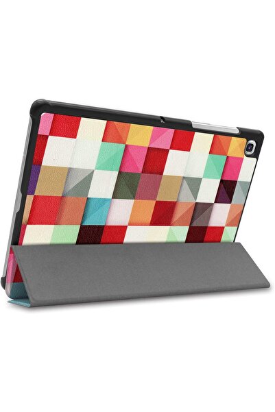 SIGLOO Husa premium Slim Smart Cover Trifold pentru LENOVO Tab M10 3rd Gen 10.1 inci Mosaic