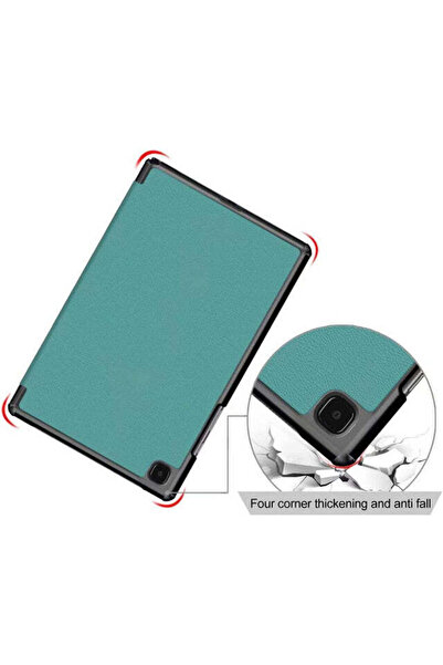 SIGLOO Husa premium Slim Smart Cover Trifold pentru Lenovo Tab P11 P11 Plus 11 inci green