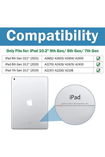 SIGLOO Husa premium Slim Smart Cover Trifold pentru iPad Air3 iPad Pro 10.5 inci dark blue