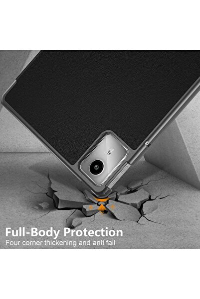 SIGLOO Husa premium Slim Smart Cover Trifold pentru Lenovo Tab M11 11 inci Green Grass